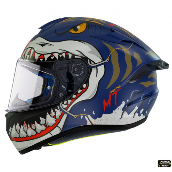 Casca integrala MT Targo Pro Sharky B7 albastru mat – tip MT-V-14 [1]