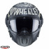 Casca Caberg model Ghost Nuke D5 negru/gri mat - fibra de sticla [4]