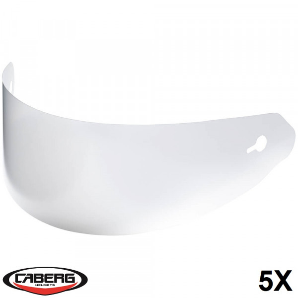 Kit 5 tear-off (kit 5 folii transparente) casca integrala Caberg model Drift - Drift Evo [1]