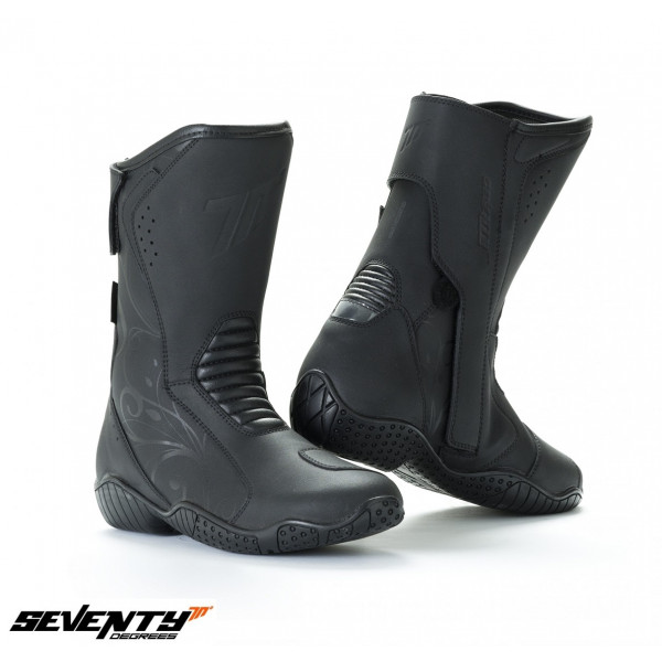 Ghete (cizme) moto Touring Femei Seventy model SD-BT9 culoare: negru [1]