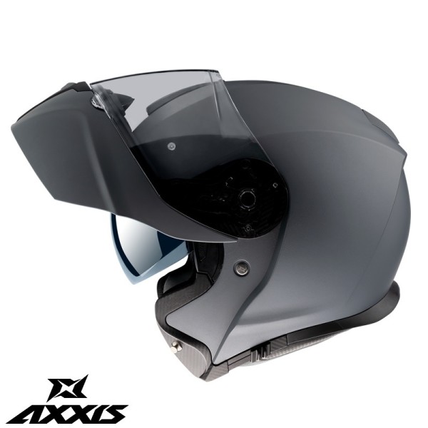 Casca modulabila Axxis model Gecko SV A2 titanium mat (ochelari soare integrati) [1]