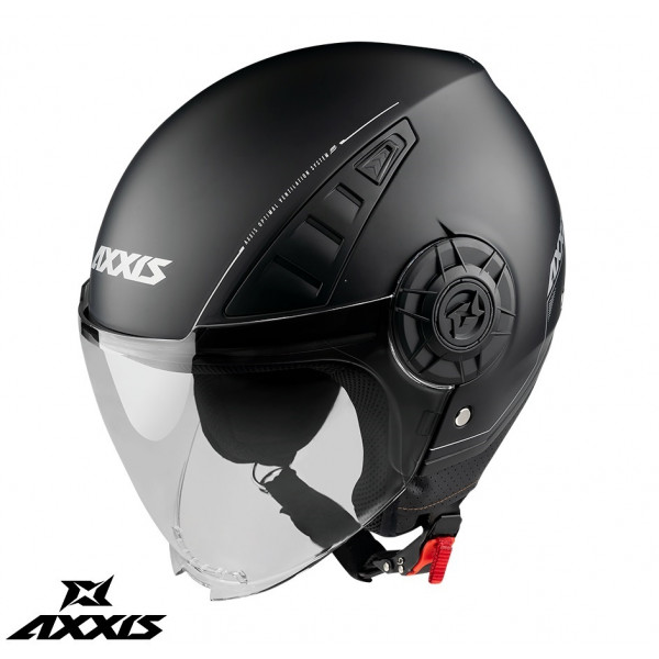 Casca Axxis model Metro S A1 negru mat (open face) - omologare noua ECE 22.06 [1]
