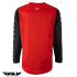 Tricou (bluza) cross-enduro Fly Racing model F-16 culoare: negru/rosu [2]