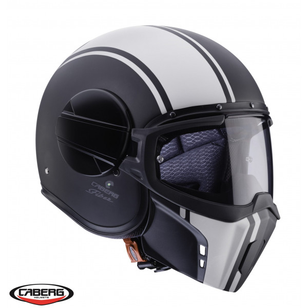 Casca Caberg model Ghost Legend negru/alb mat - fibra de sticla [1]