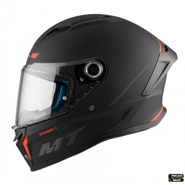 Casca integrala MT Stinger 2 A1 negru mat - tip viziera: MT-V-28B [1]
