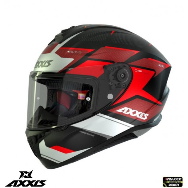 Casca integrala Axxis model Draken S Sunray B5 rosu fluor lucios - tip viziera: MT-V-18C [1]