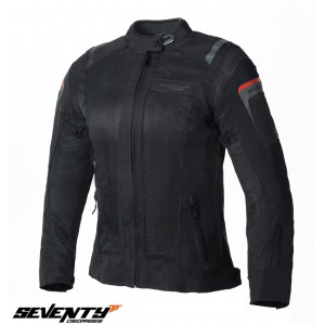 Geaca (jacheta) motociclete femei Touring Seventy vara model SD-JT58 culoare: negru