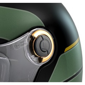 Kit mecanism viziera casca integrala MT Jarama - rama aurie - tip viziera: MT-V-32