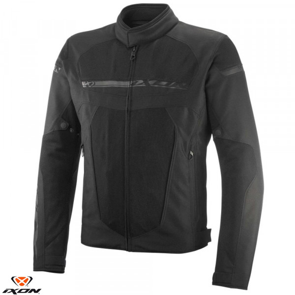 Geaca (jacheta) motociclete barbati Racing/Roadster Ixon All season model T-Rex MS culoare: negru [1]