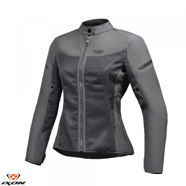 Geaca (jacheta) motociclete femei Racing/Roadster Ixon vara model Fresh LS culoare: gri [1]