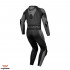 Costum (combinezon) motociclete barbati piele Ixon vara model Vortex 3 MS culoare: negru [2]