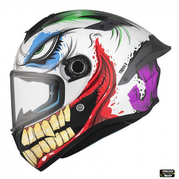 Casca integrala MT Targo S Joke A5 alb lucios - omologare noua ECE 22.06 [1]