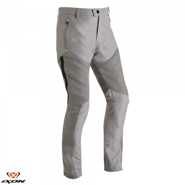 Pantaloni motociclete barbati Racing/Roadster Ixon vara model Fresh MS culoare: greige (gri) [1]