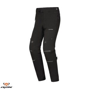 Pantaloni motociclete barbati Touring/Adventure Ixon All season model M-SKD MS culoare: negru (pantaloni laminati; waterproof pe exterior)