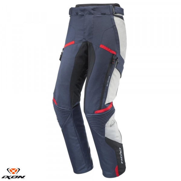 Pantaloni motociclete barbati Touring/Adventure Ixon All season model Midgard MS culoare: gri/navy/negru [1]