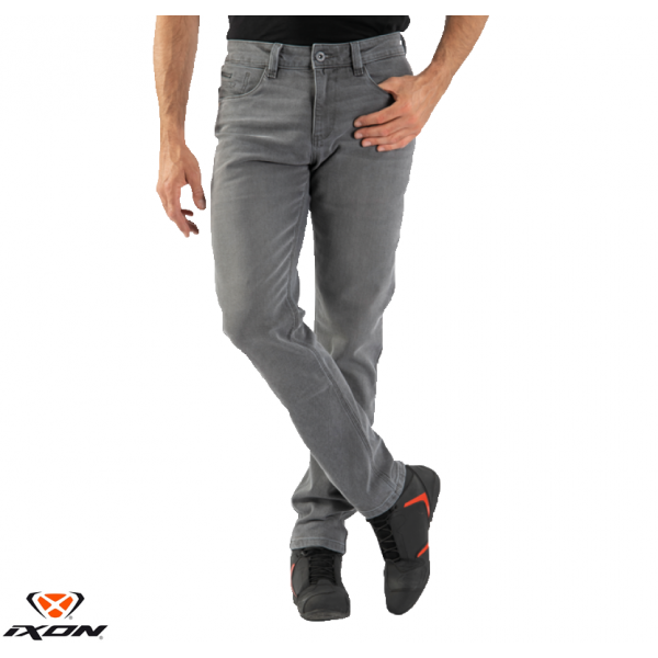Blugi (jeans) moto barbati Ixon model Alex culoare: gri (Cordura® Denim) [1]