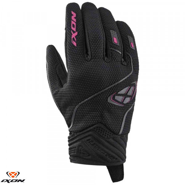 Manusi femei Roadster vara Ixon model Hurricane 2 LS culoare: negru/fuchsia (roz) - degete tactile [1]