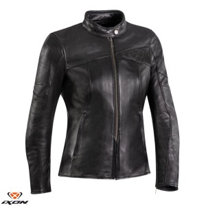 Geaca (jacheta) motociclete femei piele Urban/Heritage Ixon All season model Cranky LS culoare: negru Geaca (jacheta) motociclete femei piele Urban/Heritage Ixon All season model Cranky LS culoare: negru