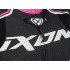 Costum (combinezon) motociclete femei piele Ixon vara model Vortex Lady LS culoare: negru/alb/fucshsia (roz) [3]