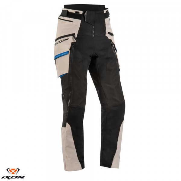 Pantaloni motociclete barbati Touring/Adventure Ixon All season model Ragnar MS culoare: negru/antracit/gri [1]