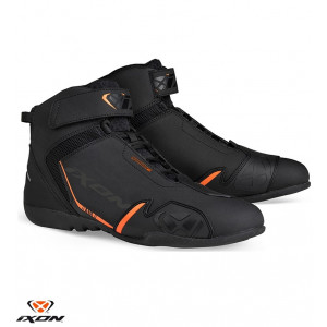 Ghete moto Roadster barbati All Season Ixon model Gambler MS culoare: negru/portocaliu