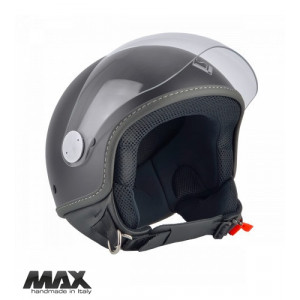 Casca open face (demi-jet) Max Helmets model DJ06 LS 7.9 culoare: negru mat (00S) - 100% MADE IN ITALY Casca open face (demi-jet) Max Helmets model DJ06 LS 7.9 culoare: negru mat (00S) - 100% MADE IN ITALY