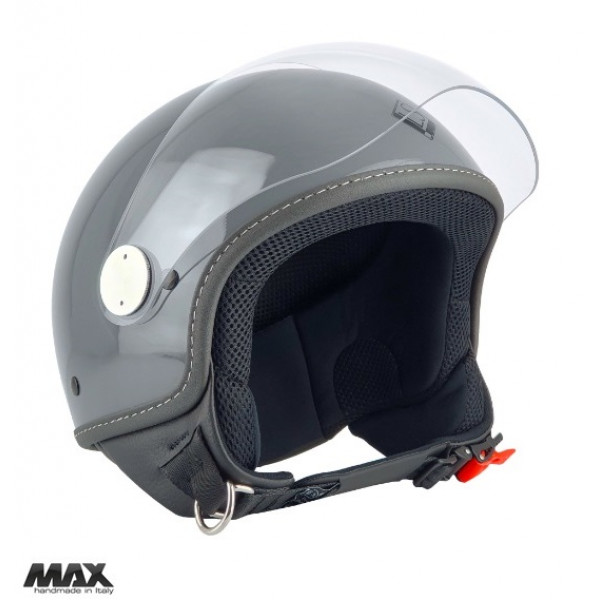 Casca open face (demi-jet) Max Helmets model DJ06 LS 7.9 culoare: gri mat (GTS) - 100% MADE IN ITALY [1]
