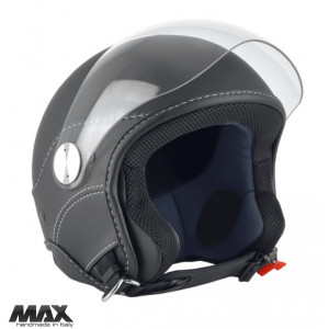 Casca open face (demi-jet) Max Helmets model DJ06 LS Vision (V2B) culoare: negru mat (00S) - 100% MADE IN ITALY Casca open face (demi-jet) Max Helmets model DJ06 LS Vision (V2B) culoare: negru mat (00S) - 100% MADE IN ITALY