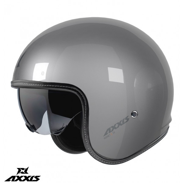 Casca Axxis model Hornet S SV A2 gri lucios (ochelari soare integrati) - omologare noua ECE 22.06 [1]