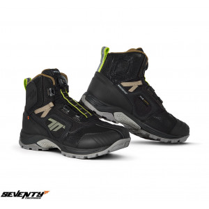 Ghete (cizme) moto Adventure (Touring) Unisex Seventy model SD-BA7 Stelvio culoare: negru/galben fluor Ghete (cizme) moto Adventure (Touring) Unisex Seventy model SD-BA7 Stelvio culoare: negru/galben fluor