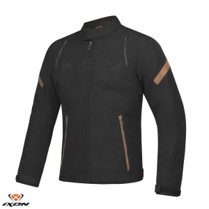 Geaca (jacheta) motociclete barbati Urban/Heritage Ixon mid-season model Striker Retro WP MS culoare: negru/maro Geaca (jacheta) motociclete barbati Urban/Heritage Ixon mid-season model Striker Retro WP MS culoare: negru/maro