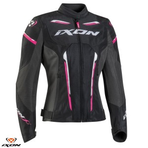Geaca (jacheta) motociclete femei Racing/Roadster Ixon vara model Striker AIR WPL LS culoare: negru/fuchsia (roz) Geaca (jacheta) motociclete femei Racing/Roadster Ixon vara model Striker AIR WPL LS culoare: negru/fuchsia (roz)