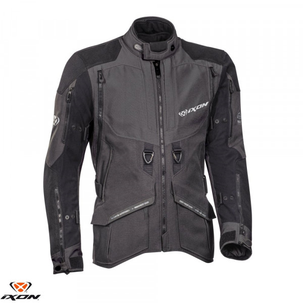 Geaca (jacheta) motociclete barbati Touring/Adventure Ixon All season model Ragnar MS culoare: negru/antracit [1]