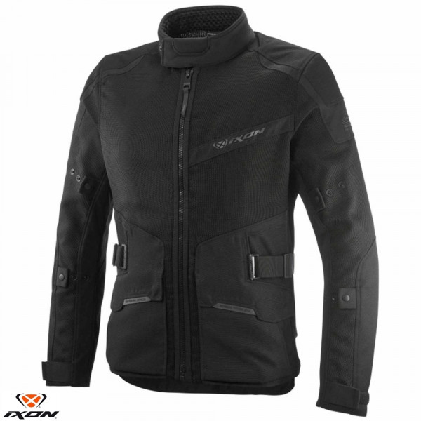 Geaca (jacheta) motociclete barbati Touring/Adventure Ixon vara model M-Njord MS culoare: negru [1]