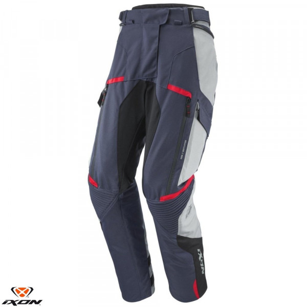 Pantaloni motociclete femei Touring/Adventure Ixon All season model Midgard LS culoare: gri/navy/negru [1]