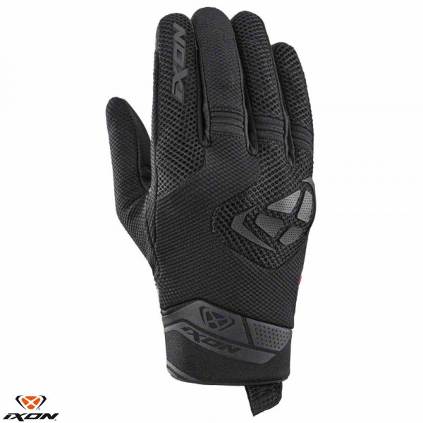 Manusi barbati Roadster vara textil/piele Ixon model MIG 2 Air Flow MS culoare: negru - degete tactile [1]