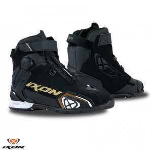 Ghete moto Roadster femei All Season Ixon model Bull 2 WP LS culoare: negru/alb/auriu (100% waterproof) Ghete moto Roadster femei All Season Ixon model Bull 2 WP LS culoare: negru/alb/auriu (100% waterproof)