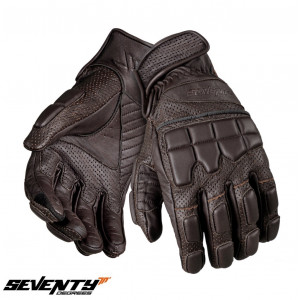 Manusi barbati Naked vara Seventy model SD-N58 culoare: maro - degete tactile