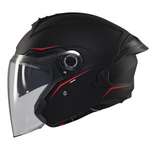 Casca open face motociclete MT Cosmo SV A1 negru mat (ochelari soare integrati) Casca open face motociclete MT Cosmo SV A1 negru mat (ochelari soare integrati)