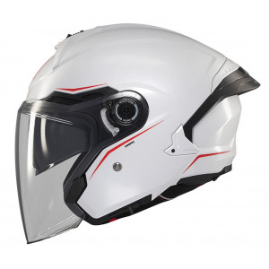 Casca open face motociclete MT Cosmo SV A0 alb lucios (ochelari soare integrati) Casca open face motociclete MT Cosmo SV A0 alb lucios (ochelari soare integrati)