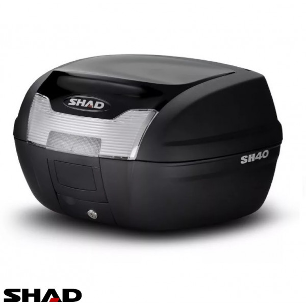 Cutie portbagaj (topcase) Shad model SH40 culoare: negru (volum: 40 litri) – include placa de montaj [1]