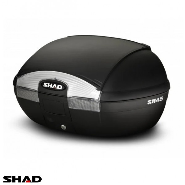 Cutie portbagaj (topcase) Shad model SH45 culoare: negru (volum: 45 litri) – include placa de montaj [1]