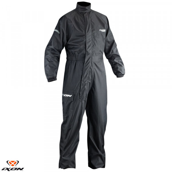 Costum moto ploaie Ixon model Compact Suit culoare: negru (montare peste echipament) [1]