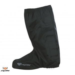Set protectii (huse) de ploaie ghete (incaltaminte) moto Ixon model York - culoare: negru