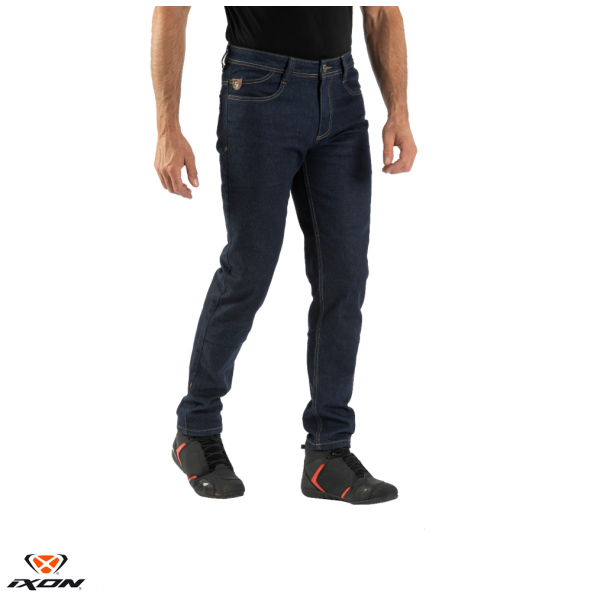 Blugi (jeans) moto barbati Ixon model Kevin culoare: albastru inchis (Cordura® Denim) [1]