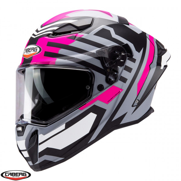 Casca integrala Caberg model Drift Evo II SV Horizon N6 gri/negru/fuchsia mat Pinlock ready - lentila Pinlock inclusa [1]