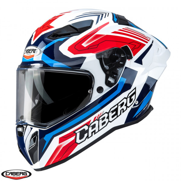 Casca integrala Caberg model Drift Evo II SV Jarama H7 alb/rosu/albastru lucios Pinlock ready - lentila Pinlock inclusa [1]