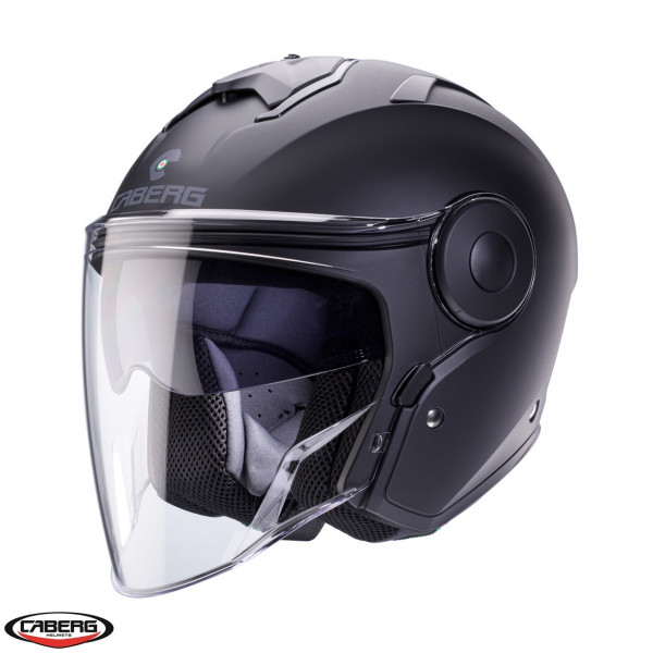 Casca open face (jet) Caberg model Soho SV 17 negru mat [1]