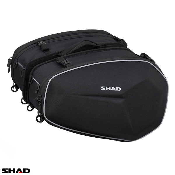 Set genti laterale Shad model E48 - culoare: negru (volum total: 46-58L) [1]
