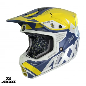 Casca off road motociclete Axxis model Wolf Jackal A3 galben mat Casca off road motociclete Axxis model Wolf Jackal A3 galben mat